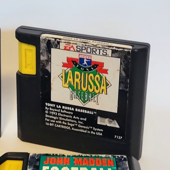 VTG Sega Genesis EA Sports Games Lot Of 4. Madden 92/93 Hockey. NOT TESTED. - Picture 2 of 12